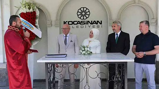Kocasinan'da '07.07.2025' tarihinde 25 nikah kıyıldı