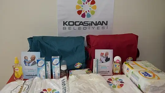 Kocasinan'da 4 bin 351 aileye 'Hoş geldin bebek' hediyesi