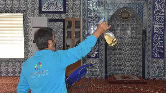 Kocasinan'da camilerde temizlik seferberliği