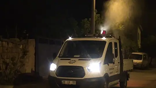 Kocasinan'da ilaçlama çalışmaları gece gündüz devam ediyor