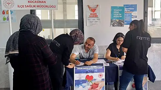 Kocasinan'da organ bağışı seferberliği