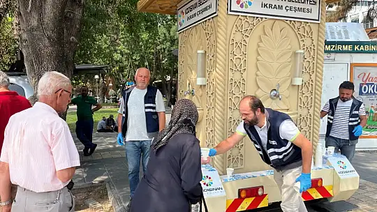 Kocasinan'dan sıcak havalarda buz gibi limonata ikramı
