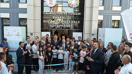 Kocasinan İlçe Halk Kütüphanesi'ne coşkulu açılış
