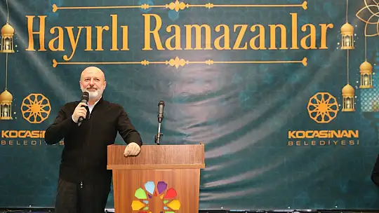 Kocasinan'ın iftarına, 2 bin 500 kişi katıldı