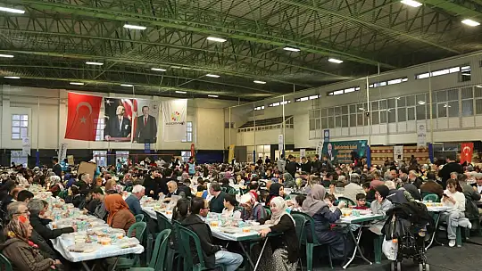 Kocasinan'ın iftarına, 2 bin 500 kişi katıldı