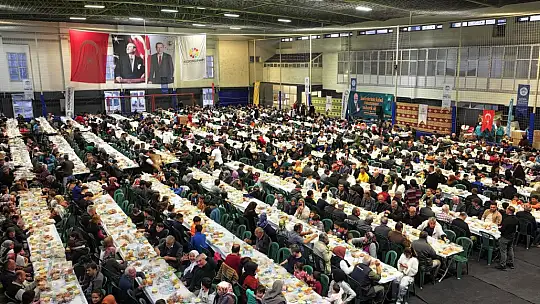 Kocasinan'ın iftarına, 2 bin 500 kişi katıldı