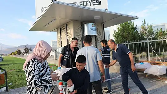 Kocasinan'ın ikram çeşmesi gönüllere dokunuyor