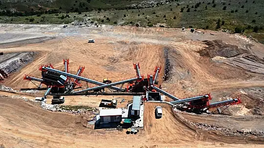 Kocasinan'ın taş ocağı, 920 bin ton mıcır üretimiyle 56 milyon 482 bin TL tasarruf sağladı