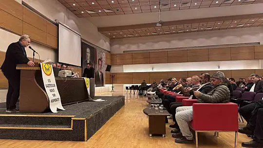 Kooperatif Başkanı Kösedağ: '323 dönümlük bir araziyle ilgili müracaatımızın yüzde 50'si tamamlandı'