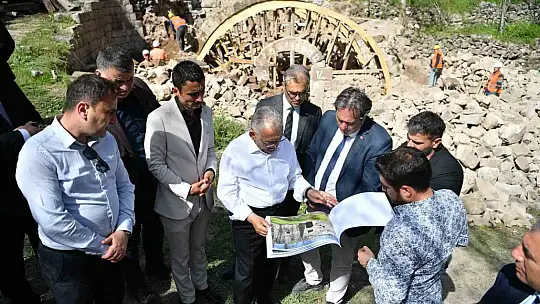 Koramaz Vadisi'ndeki Çevreş Değirmeni restore ediliyor