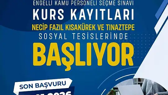 KPSS'ye hazırlık kursu başlıyor