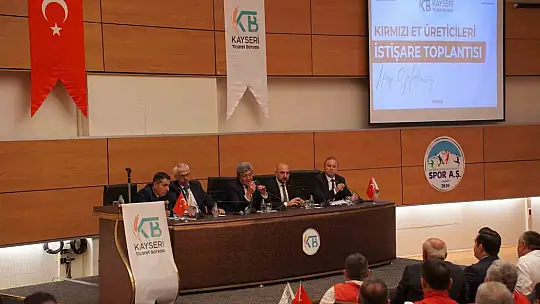 KTB öncülüğünde Kırmızı Et Üreticileri İstişare Toplantısı gerçekleştirildi