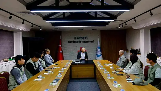 Kültepe'te uluslararası ilgi: Başkan Büyükkılıç Güney Kore heyetini kabul etti