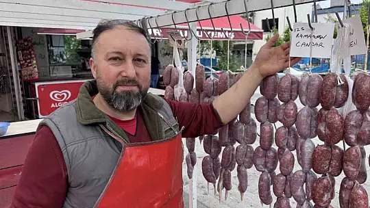Kurbanlıklar sucuk oldu