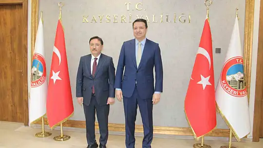 Mahmut Arıkan'dan Vali Çiçek ve Kayserispor'a ziyaret
