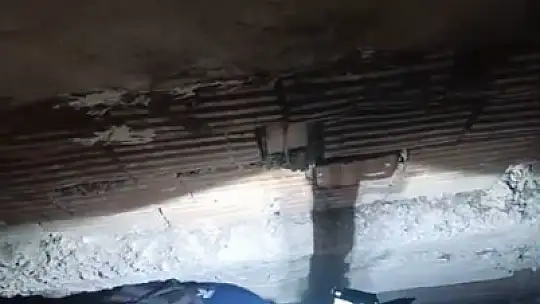Mahsur kalan güvercini özgürlüğüne itfaiye kavuşturdu