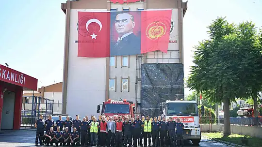 Manisa ve İzmir'deki yangınlara müdahale eden kahraman itfaiyeciler Kayseri'ye döndü
