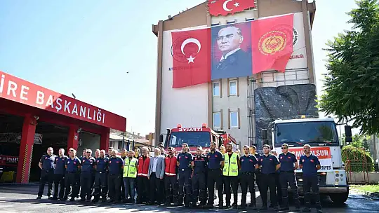 Manisa ve İzmir'deki yangınlara müdahale eden kahraman itfaiyeciler Kayseri'ye döndü