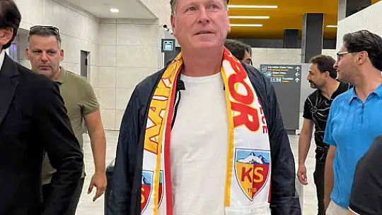 Markus Gisdol Kayseri'ye geldi
