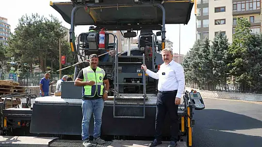 Melikgazi asfalt yatırımıyla mahallelere değer katmaya devam ediyor