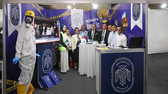 Melikgazi Belediyesi, İş Sağlığı Ve Güvenliği Fuarında stant açtı