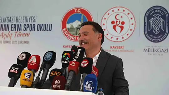 Melikgazi Belediyesi Mimarsinan Erva Spor Okulları açıldı