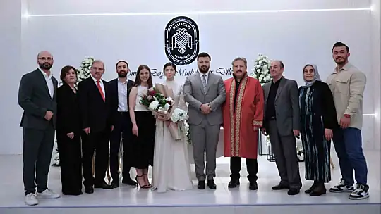 Melikgazi Belediyesi'nde 1 günde 60 nikah gerçekleşti