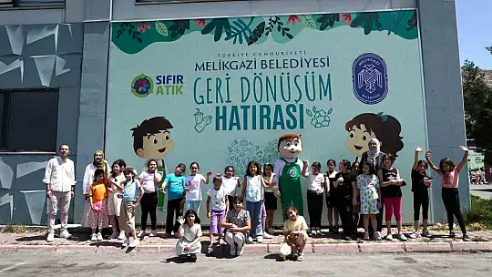 Melikgazi Belediyesi'nde geri dönüşümde farkındalık eğitimleri devam ediyor