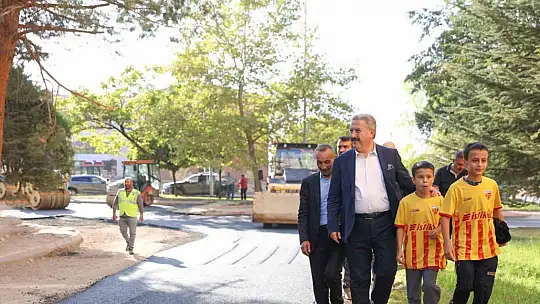 Melikgazi Belediyesi'nden kapsamlı asfalt çalışması