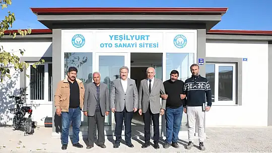 Melikgazi Belediyesi'nden Yeşilyurt Oto Sanayi Sitesi'ne büyük katkı
