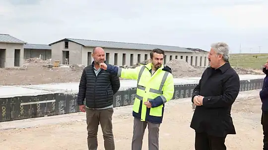 Melikgazi Belediyesi'nin Hayvan Bakım Evi hızla tamamlanıyor