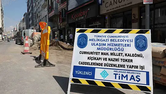 Melikgazi Belediyesi şehrin merkezine estetik katmaya devam ediyor