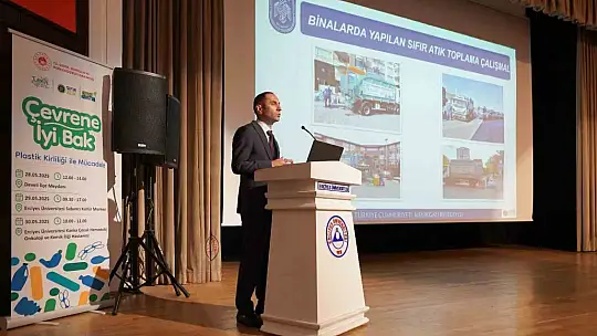 Melikgazi Belediyesi Sıfır Atık Çalıştayı'nda örnek çalışmalarını anlattı