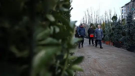 Melikgazi Belediyesi, yeni ağaçlarla nefes olmaya devam ediyor