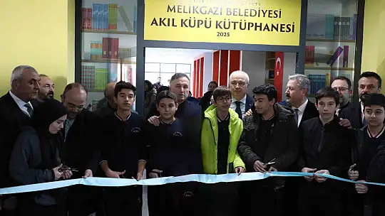 Melikgazi Belediyesi yeni bir Akıl Küpü Kütüphanesi'nin daha açılışını gerçekleştirdi