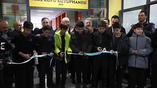 Melikgazi Belediyesi yeni bir Akıl Küpü Kütüphanesi'nin daha açılışını gerçekleştirdi