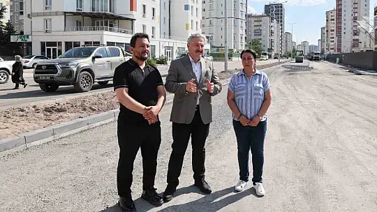 Melikgazi Belediyesi, Yıldırım Beyazıt Mahallesi'ne yaptığı yeni yol ile ulaşımı rahatlatacak