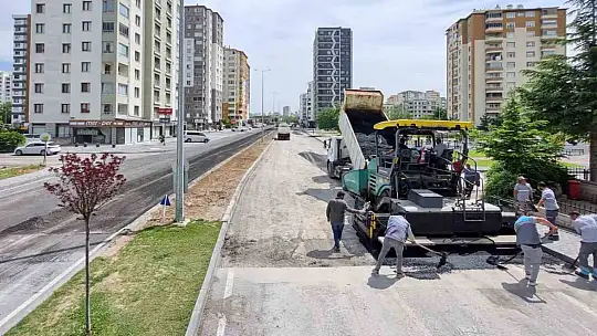 Melikgazi Belediyesi, Yıldırım Beyazıt Mahallesi'ne yaptığı yeni yol ile ulaşımı rahatlatacak