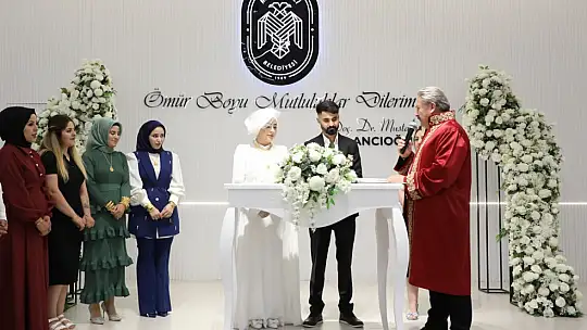 Melikgazi'de 2025 yılında 4 bin çift dünya evine girdi