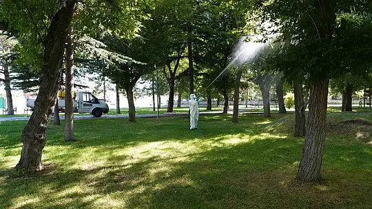 Melikgazi'de 58 mahallede ilaçlama çalışmaları devam ediyor