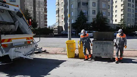 Melikgazi'de günlük 440 ton çöp toplanıyor, 700 km yol süpürülüyor