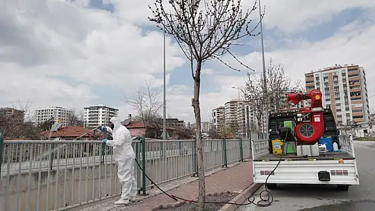 Melikgazi'de haşeresiz ve sivrisineksiz bir yaz için ilaçlama yapıldı