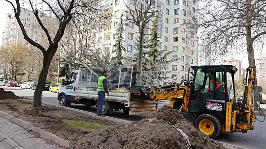 Melikgazi'de ilkbahar ağaç dikimiyle başladı