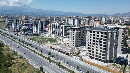 Melikgazi'de kentsel dönüşüm çalışmaları hız kesmeden devam ediyor