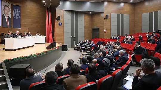 Melikgazi'de yeni yılın ilk meclis toplantısı yapıldı