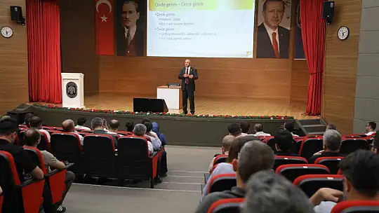 Melikgazi personeline protokol eğitimi