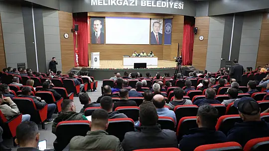 Melikgazi personeline trafik güvenliği eğitimi verildi