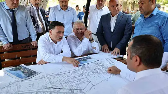 Melikgazi Türbesi Restorasyon ve Peyzaj Projesi için yerinde inceleme