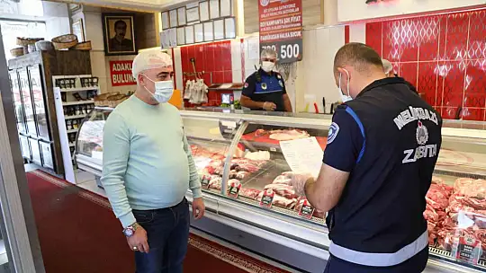 Melikgazi Zabıtası'ndan bayram öncesi sıkı denetim