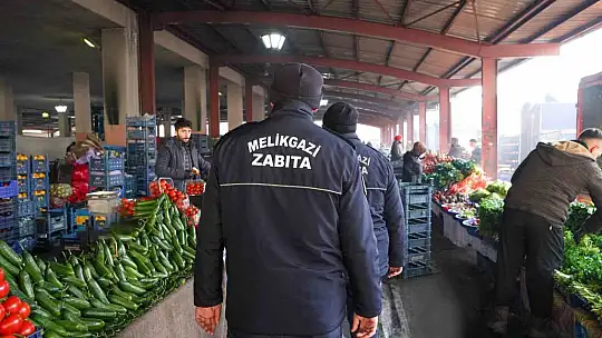 Melikgazi Zabıtası'ndan Ramazan öncesi sıkı denetim